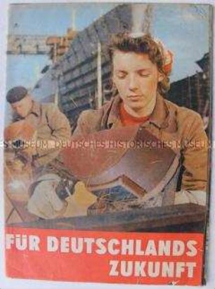 Propagandistischer Sonderdruck über den Aufbau des Sozialismus in der DDR