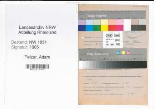 Entnazifizierung Adam Pelzer , geb. 23.05.1891 (Gastwirt)