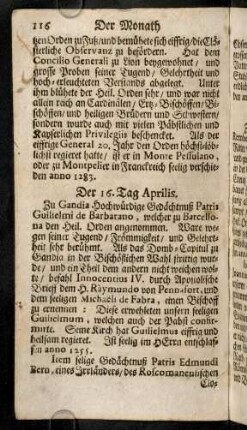 116-133, Tag 16. - 30.