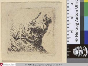 [Sitzende Bäuerin mit Stock; A Woman Seated; Zittende vrouw]