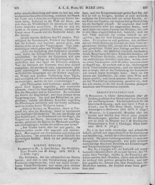 König, H.: Die Wallfahrt. Eine Novelle. Frankfurt am Main: Sauerländer 1829