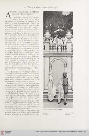 A note on some new paintings by Maxfield Parrish