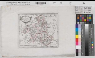 Waldeck (Grafschaft) Übersichtskarte 1791 3 dt. Meilen = 8,5 cm 23 x 26,5 Druck F. J. J. Reilly Landsberg-Velen Nr. 721