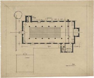 Döllgast, Hans; München; Kath. Pfarrkirche Heilig Blut - Grundriss