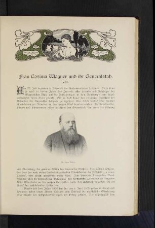 Frau Cosima Wagner und ihr Generalstab
