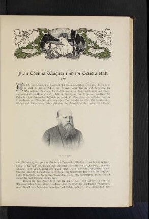 Frau Cosima Wagner und ihr Generalstab