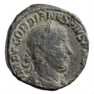 Münze, Sesterz, 244 n. Chr.