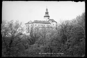 Friedland in Böhmen (Frýdlant v Cechách/Tschechische Republik). Blick zum Schloss