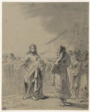 Gleichnis von den Kornähren, Blatt 16 der Folge "Szenen aus dem Neuen Testament"