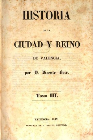 Historia de la ciudad de Valencia, III