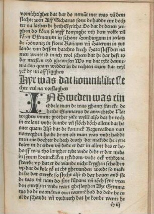 Hyr was dat koninklike slechte vul na vorslaghen