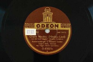 Chant Hindou (Hundou-Lied) : aus der Oper "Sadko" / (Rimsky-Korsakow)