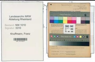 Entnazifizierung Franz Knuffmann , geb. 13.01.1872 (Moebelhaendler)