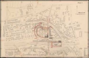 City-Neugestaltung Hindenburg: Lageplan 1:1000