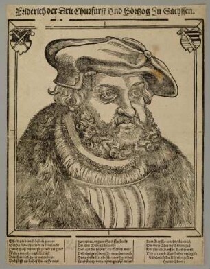 Bildnis des Friedrich III. von Sachsen