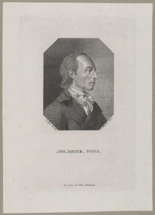 Bildnis des Joh. Heinr. Voss