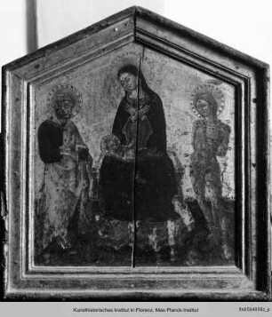 Madonna mit Kind und den Heiligen Sebastian und Petrus