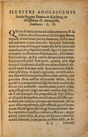 De imitatione a Cicerone petenda dialogi III.