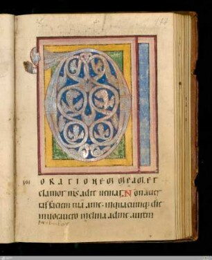 Rankeninitiale "O" (Ps. 101)