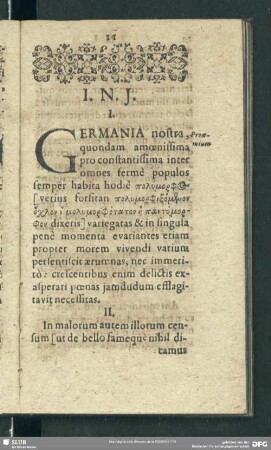 II. In malorum autem illorum censum ...