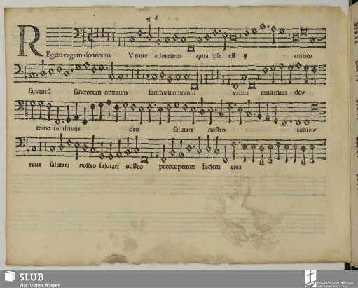 Anonymus: Regem regum Dominum