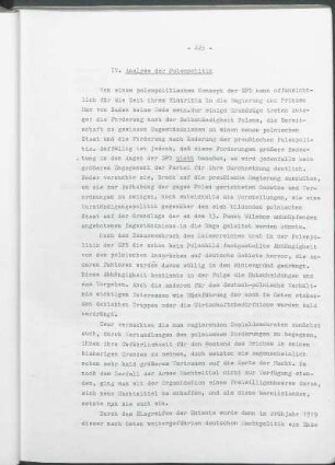 IV. Analyse der Polenpolitik