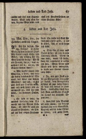 5. Leiden und Tod Jesu.