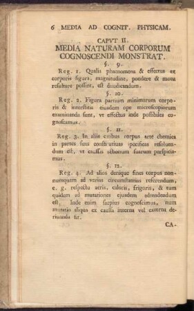 Caput II. Media Naturam Corporum Cognoscendi Monstrat