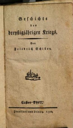 Geschichte des dreyßigjährigen Kriegs