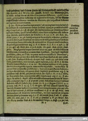 §. 90. Dominus non debet potestate sua abuti