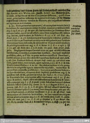 §. 90. Dominus non debet potestate sua abuti