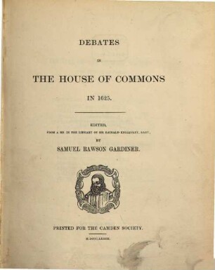 Debates in the House of Commons in 1625