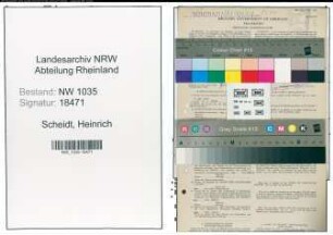 Entnazifizierung Heinrich Scheidt , geb. 22.11.1893 (Steiger)
