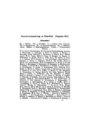 Generalversammlung zu Elberfeld, Pfingsten 1893