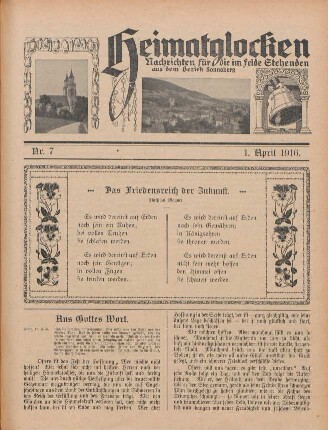 7.1916: Heimatglocken