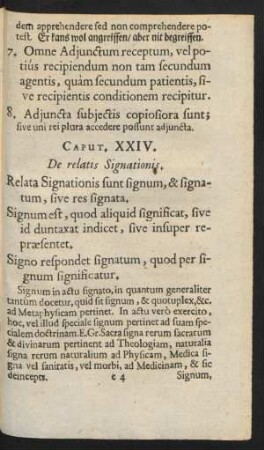 Caput. XXIV. De relatis Signationis.