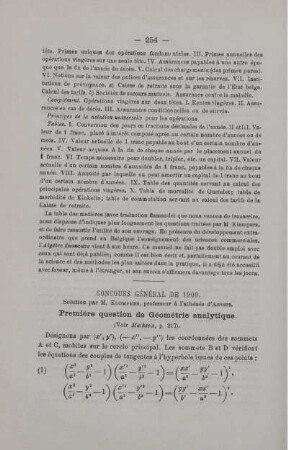 CONCOURS GÉNÉRAL DE 1900.