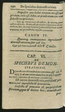 Cap. VI. De Speciebus Demonstrationis.