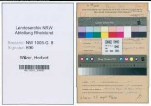 Entnazifizierung Herbert Wilzer , geb. 05.04.1906 (Ingenieur)