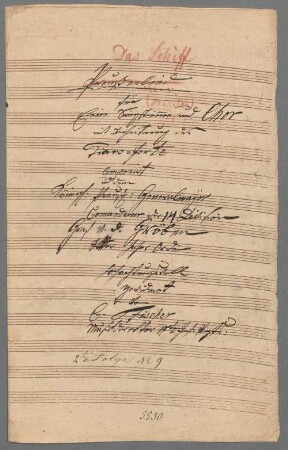 Das Schiff, Bariton, Männerchor, Klavier. - BSB Mus.Schott.Ha 5470-2