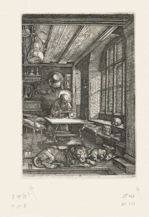Heiliger Hieronymus im Gehäuse