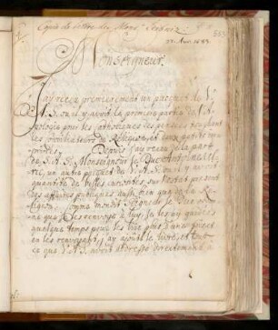 Xx. Lettre de Mr. Leibnitz du 27. Avril 1683.