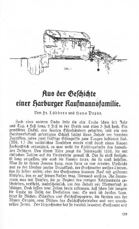 Aus der Geschichte einer Harburger Kaufmannsfamilie.