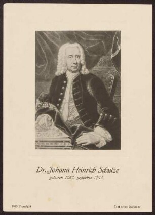 Schulze, Johann Heinrich