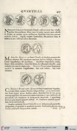 Numismata Quintilli