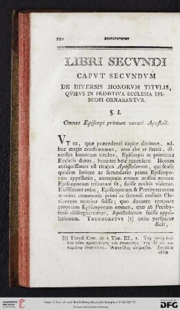Capvt secvndvm