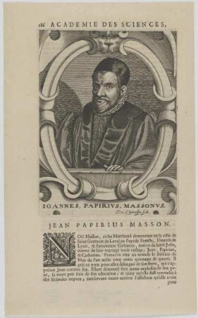 Bildnis des Jean Papirius Masson