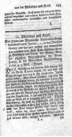 Reisebeschreibung durch Holland, Oberteutschland und die Schweitz, besonders aber durch Italien. Bd.3.