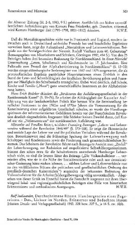 Italiaander, Rolf :: Durchschrittene Räume, Hamburgensien eines Zugereisten : Husum, Husum Druck- und Verlagsgesellschaft, 1983