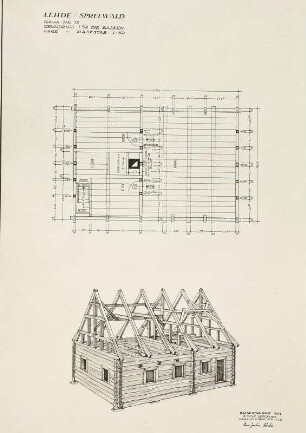 Lehde, Wohnhaus, Bauaufnahme